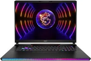 MSI RAIDER GE78 HX Gaming Laptop Intel Core i9-13950HX NVIDIA GeForce RTX 4070 32GB Memory 2TB NVMe SSD 17.0" IPS Display Windows 11 Pro GE78 HX 13VG-020US