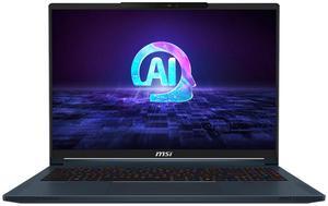 MSI Stealth 16 AI Studio Laptop Intel Core Ultra 9 185H GeForce RTX 4070 32GB RAM 1 TB SSD 16.0" Windows 11 Home A1VGG-091US