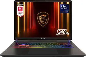 MSI Vector - LCD 16" QHD+ GeForce RTX 5080 Laptop GPU - Intel Core Ultra 9 275HX - 16GB Memory - 1 TB SSD - Windows 11 Home Gaming Laptop - 240 Hz (Vector 16 HX AI A2XWIG-050US )