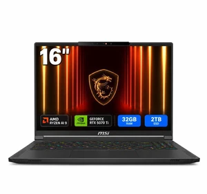 MSI Stealth A16 - 16.0" OLED 240 Hz - GeForce RTX 5070 Ti Laptop GPU - AMD Ryzen AI 9 HX 370 - 32GB Memory - 2TB NVMe SSD SSD - Wi-Fi 7 Windows 11 Pro Gaming Laptop (A3XWHG-079US ) MSI Stealth A16 - 16.0" OLED 240 Hz - GeForce RTX 5070 Ti Laptop GPU - AMD Ryzen AI 9 HX 370 - 32GB Memory - 2TB NVMe SSD SSD - Wi-Fi 7 Windows 11 Pro Gaming Laptop (A3XWHG-079US )