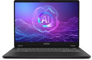 MSI Laptop Intel Core Ultra 7 258V 32GB Memory 1 TB NVMe SSD Intel Arc Graphics 140V 14.0" Non-Touch Screen Windows 11 Home Prestige 14 AI+ Evo C2VMG-032US