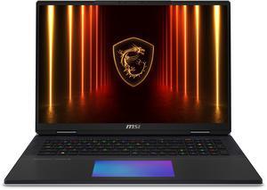 MSI Titan 18 - 18.0" Intel Ultra 9-285HX GeForce RTX 5090 Laptop GPU - 2.1-5.5GHz - 32GB*2 Memory - 2TB NVMe SSD Gen5x4 + 4TB(2TB*2) NVMe SSD Gen4x4 SSD - Windows 11 Pro Gaming Laptop