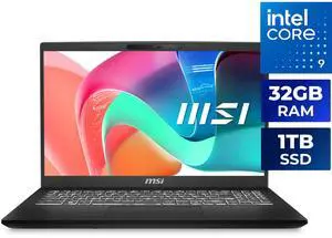 MSI Modern 15 H 15.6" Touch Screen Laptop Intel Core 9 270H 32GB RAM1 TB NVMe SSD Windows 11 Home (C2RMTG-401US)