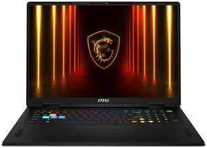 MSI - 18.0" GeForce RTX 5080 Laptop GPU - AMD Ryzen 9 9955HX - 64GB Memory - 2 TB SSD - Windows 11 Pro Gaming Laptop - 240 Hz IPS (Vector A18 HX A9WIG-076US )
