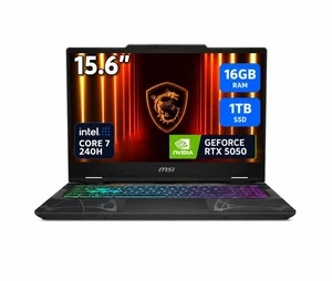 MSI Cyborg 15 - 15.6" FHD 144 Hz - Intel Core 7 240H - GeForce RTX 5050 - 16GB DDR5 5600 RAM - 1TB NVMe SSD - Windows 11 Home (Cyborg 15 B2RWEKG-292US) MSI Cyborg 15 - 15.6" FHD 144 Hz - Intel Core 7 240H - GeForce RTX 5050 - 16GB DDR5 5600 RAM - 1TB NVMe SSD - Windows 11 Home (Cyborg 15 B2RWEKG-292US)