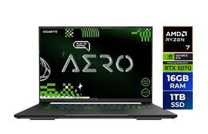 GIGABYTE AERO X16; Copilot+ PC - 165Hz 2560x1600 WQXGA - NVIDIA GeForce RTX 5070 - AMD Ryzen AI 7 350 - 1TB SSD with 16GB DDR5 RAM - Windows 11 Home - Lunar White