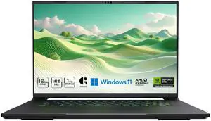 GIGABYTE AERO X16; Copilot+ PC - 165Hz 2560x1600 WQXGA - NVIDIA GeForce RTX 5050 - AMD Ryzen AI 7 350 - 1TB SSD with 16GB DDR5 RAM - Windows 11 Home - Space Gray (GIGABYTE AERO X16 1TH93USC94AH)