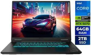 GIGABYTE - 16" GeForce RTX 5070 Laptop GPU - Intel Core i7-13620H - 64GB Memory - 2 TB SSD - Windows 11 Home Gaming Laptops - 165 Hz IPS (GAMING A16 CWHI3US894SH )