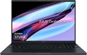 ASUS Zenbook Pro 16 Laptop 16 165Hz Refresh Rate Display Intel i712650H CPU ASUS DialPad NVIDIA GeForce RTX 3070 Ti Graphics 32GB RAM 1TB SSD Windows 11 Home Tech Black UX6601ZWDB76