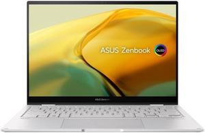 2023 ASUS Zenbook 14 Flip OLED Laptop, 14” OLED Touch Display, Intel Evo Platform, Intel Core i5-1340P CPU, Intel Iris Xe Graphics, 16GB RAM, 512GB SSD, Windows 11 Home, Foggy Silver, UP3404VA-DS54T-S