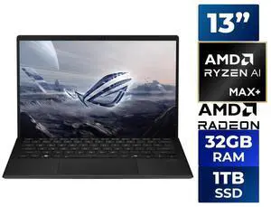 ASUS ROG FLOW - 13.4" WQXGA 180 Hz - AMD Ryzen Al Max+ 395 - AMD Radeon 8060S Graphics - 32GB Memory LPDDR5x 8000 - 1TB SSD - Windows 11 Pro (GZ302E_200W ) ASUS ROG FLOW - 13.4" WQXGA 180 Hz - AMD Ryzen Al Max+ 395 - AMD Radeon 8060S Graphics - 32GB Memory LPDDR5x 8000 - 1TB SSD - Windows 11 Pro (GZ302E_200W )