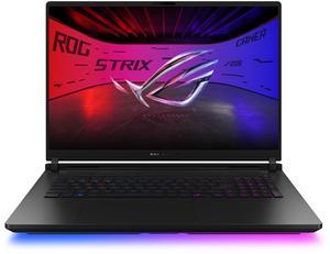 ASUS ROG Strix Scar - 18" GeForce RTX 5080 Laptop GPU - Intel Core Ultra 9 275HX - 32GB Memory - 2 TB PCIe SSD - Windows 11 Pro GAMING LAPTOP - 240 Hz (G835LW-XS97 )