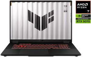ASUS TUF Gaming - 18" GeForce RTX 5070 Laptop GPU - AMD Ryzen 7 260 - 16GB (8GBx2) Memory - 1 TB PCIe SSD - Windows 11 Home Gaming Laptop - 240 Hz IPS (FA808UP-NS74 )