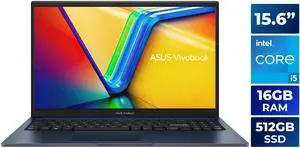 ASUS Vivobook 15 X1502 15.6" Laptop, Intel Core i5-13420H, Intel UHD Graphics, 16GB DDR4, 512GB SSD, Windows 11 Home (X1502VA-DS51-CA) ASUS Vivobook 15 X1502 15.6" Laptop, Intel Core i5-13420H, Intel UHD Graphics, 16GB DDR4, 512GB SSD, Windows 11 Home (X1502VA-DS51-CA)