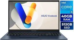 ASUS VivoBook 15.6" TouchScreen Intel Core i5-1334U 40GB Memory 512 GB SSD Windows 11 Home ASUS VivoBook 15.6" TouchScreen Intel Core i5-1334U 40GB Memory 512 GB SSD Windows 11 Home