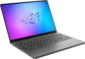 ASUS ROG Zephyrus G14 (2025) Gaming Laptop, 14” Nebula Display 3k OLED, NVIDIA GeForce RTX 5070Ti, AMD Ryzen AI 9 HX 370, 32GB, 1TB, Wi-Fi 7, Windows 11 Pro, Eclipse Gray, GA403WR-DH96-CB