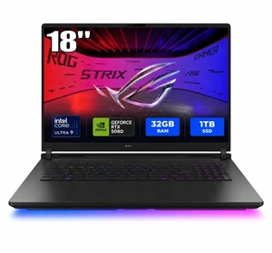 ASUS ROG Strix 18.0" Gaming Laptop - Intel Core Ultra 9 290HX Plus - GeForce RTX 5080 Laptop GPU - 32GB DDR5 RAM- 1TB SSD - Windows 11 Home (90NR0LI1-M00D70 ) ASUS ROG Strix 18.0" Gaming Laptop - Intel Core Ultra 9 290HX Plus - GeForce RTX 5080 Laptop GPU - 32GB DDR5 RAM- 1TB SSD - Windows 11 Home (90NR0LI1-M00D70 )