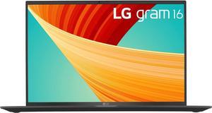 LG Gram 16" Ultra-Lightweight Laptop with 16:10 WQXGA(2560x1600) IPS Anti-Glare Display, Intel i7-1360P, 16GB RAM | 512GB SSD, 80Wh Battery, Thunderbolt 4, Obsidian Black, 16Z90R-K.AA75A9