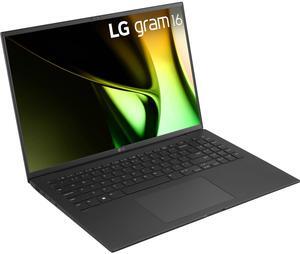 LG Laptop Gram Intel Core Ultra 7 155H 16GB Memory 512 GB NVMe SSD Intel Arc Graphics 16.0" Windows 11 Home 16Z90S-V.AP75A8