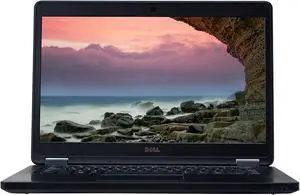 DELL Grade B aptop Latitude Intel Core i5-5300U 8GB Memory 256 GB SSD Intel HD Graphics 5500 14.0" Non-Touch Screen Windows 10 Pro 64-bit E5450