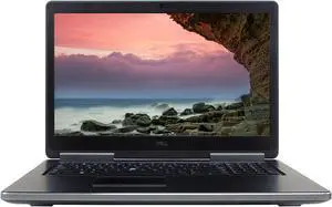 DELL Precision Grade A Mobile Workstation Intel Core i7-7820HQ 32GB Memory 1 TB SSD NVIDIA Quadro P3000 17.3" Non-Touch Screen Windows 10 Pro 64-bit 7720