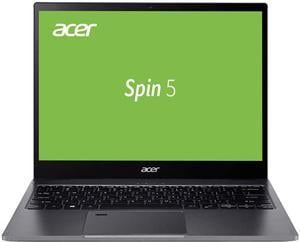Acer Spin 5 Intel Core i5-1035G4 8 GB LPDDR4 Memory 256 GB SSD Intel Iris Plus Graphics 13.5" Touchscreen 2256 x 1504 Convertible 2-in-1 Laptop Windows 10 Pro 64-bit SP513-54N-58XD