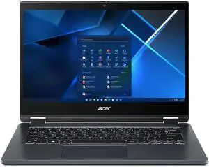 Acer Notebook TravelMate Spin P4 MP414RN-51-70TN 14" Touchscreen Intel Core i7 11th Gen 2.80GHz 16GB Memory 512 GB PCIe SSD Intel Iris Xe Graphics Windows 11 Pro Slate Blue Acer Notebook TravelMate Spin P4 MP414RN-51-70TN 14" Touchscreen Intel Core i7 11th Gen 2.80GHz 16GB Memory 512 GB PCIe SSD Intel Iris Xe Graphics Windows 11 Pro Slate Blue