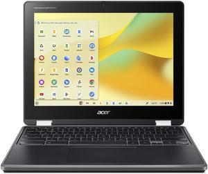 Acer Chromebook Spin 511 R756T-C9PB 11.6" Touchscreen Chromebook - Intel N100 Quad-core (4 Core) 800 MHz - 8 GB RAM - 64 GB Flash Memory - Chrome OS - Shale Black  NX.KEAAA.002