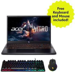 Acer Nitro V15 - 15.6" GeForce RTX 5050 Laptop GPU - Intel Core i7-13620H - 16GB Memory - 512GB SSD - 165Hz IPS Display - Windows 11 Home Gaming Laptop (ANV15-52-778V) Acer Nitro V15 - 15.6" GeForce RTX 5050 Laptop GPU - Intel Core i7-13620H - 16GB Memory - 512GB SSD - 165Hz IPS Display - Windows 11 Home Gaming Laptop (ANV15-52-778V)