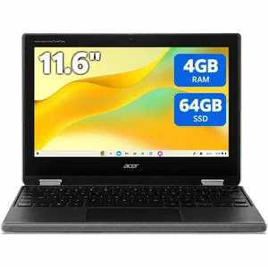 Acer Chromebook Spin 311 Chromebooks MediaTek MT8 4 GB Memory 64 GB eMMC SSD 11.6" Yes ChromeOS R725T-840G Acer Chromebook Spin 311 Chromebooks MediaTek MT8 4 GB Memory 64 GB eMMC SSD 11.6" Yes ChromeOS R725T-840G