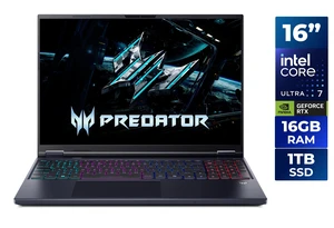 Acer Predator Helios Neo 16 AI - 16.0" WQXGA 180 Hz - Intel Core Ultra 7 270HX Plus - GeForce RTX 5070 Laptop GPU - 16GB Memory DDR5 6400 - 1TB NVMe SSD - Windows 11 Home (NH.U42AA.001 ) Acer Predator Helios Neo 16 AI - 16.0" WQXGA 180 Hz - Intel Core Ultra 7 270HX Plus - GeForce RTX 5070 Laptop GPU - 16GB Memory DDR5 6400 - 1TB NVMe SSD - Windows 11 Home (NH.U42AA.001 )