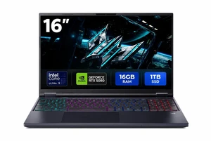 Acer Predator Helios Neo 16 AI - 16.0" WQXGA 180 Hz - Intel Core Ultra 9 290HX Plus - GeForce RTX 5080 Laptop GPU - 16GB Memory DDR5 6400 - 1TB NVMe SSD - Windows 11 Home (NH.U5TAA.001 ) Acer Predator Helios Neo 16 AI - 16.0" WQXGA 180 Hz - Intel Core Ultra 9 290HX Plus - GeForce RTX 5080 Laptop GPU - 16GB Memory DDR5 6400 - 1TB NVMe SSD - Windows 11 Home (NH.U5TAA.001 )