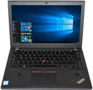 Lenovo Grade A Laptop ThinkPad Intel Core i5-6300U 8GB Memory 256 GB SSD Intel HD Graphics 520 12.5" Windows 10 Pro 64-bit X270
