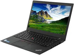 Lenovo Grade B Laptop ThinkPad Intel Core i5-6300U 8GB Memory 250 GB SSD Intel HD Graphics 520 14.0" Windows 10 Pro 64-bit T460S