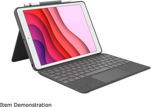 Logitech iPad Case with Backlit Keyboard, Trackpad, and Smart Connector for iPad 7th Gen (2019), 8th Gen (2020) - (920-009608)