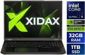 Xidax XMT-7 16", Black ACD Magnesium Metal, WQXGA (2560x1600), 300Hz, 4 cells 80W battery, webcam, Wifi 7 BE200, TP Glass, 5070Ti 12GB, Intel Core Ultra 9 275HX, 32GB DDR5 1TB SSD Win 11 Home Advanced Xidax XMT-7 16", Black ACD Magnesium Metal, WQXGA (2560x1600), 300Hz, 4 cells 80W battery, webcam, Wifi 7 BE200, TP Glass, 5070Ti 12GB, Intel Core Ultra 9 275HX, 32GB DDR5 1TB SSD Win 11 Home Advanced