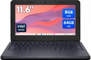 DELL Chromebook 11 Chromebooks Intel N150 8 GB Memory 64 GB eMMC SSD 11.6" No ChromeOS CC11260 DELL Chromebook 11 Chromebooks Intel N150 8 GB Memory 64 GB eMMC SSD 11.6" No ChromeOS CC11260