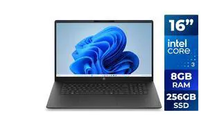 HP OmniBook 3 16.0" Intel Core 3 100U 8GB Memory DDR5 5200 256GB NVMe SSD Windows 11 Home 16-bu0060ca HP OmniBook 3 16.0" Intel Core 3 100U 8GB Memory DDR5 5200 256GB NVMe SSD Windows 11 Home 16-bu0060ca