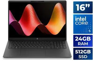 HP OmniBook 3 16.0" Intel Core 5 120U 24GB DDR5 Memory DDR5 5200 512GB NVMe SSD Windows 11 Home 16-bu0070ca HP OmniBook 3 16.0" Intel Core 5 120U 24GB DDR5 Memory DDR5 5200 512GB NVMe SSD Windows 11 Home 16-bu0070ca