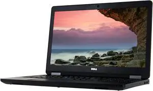 DELL Grade B Laptop Latitude Intel Core i7-6600U 16GB Memory 256 GB SSD Intel HD Graphics 520 15.6" Non-Touch Screen Windows 10 Pro 64-bit E5570