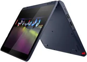 Lenovo 300w Gen 3 82J1000JUS 11.6" Touchscreen Rugged 2 in 1 Notebook - HD - 1366 x 768 - AMD 3015e Dual-core (2 Core) 1.20 GHz - 4 GB RAM - 128 GB SSD - Abyss Blue Lenovo 300w Gen 3 82J1000JUS 11.6" Touchscreen Rugged 2 in 1 Notebook - HD - 1366 x 768 - AMD 3015e Dual-core (2 Core) 1.20 GHz - 4 GB RAM - 128 GB SSD - Abyss Blue