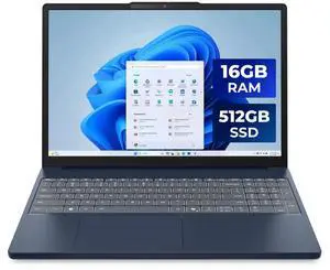 Lenovo IdeaPad Slim 3 15.3" AMD Ryzen 7 8840HS Laptop 16GB Memory 512 GB SSD AMD Radeon 780M Windows 11 Home 83KA003DUS