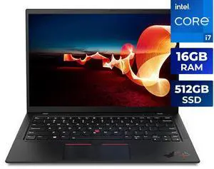 Lenovo Thinkpad X1 Carbon Gen 9 Laptop Intel Core i7-1185G7 16GB Memory 512 GB SSD 14.0" Windows 11 Pro
