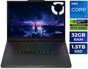 Lenovo Legion 5i - 15.1" GeForce RTX 5060 Laptop GPU - Intel Core i7-14700HX - 32GB Memory - 1.5 TB SSD - Windows 11 Home Gaming Laptop - 165 Hz OLED (83LY000LUS )