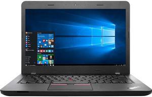 Refurbished Lenovo Grade A ThinkPad E450 14" Laptop, Intel Core I3-5005U 2.0 GHz, 8GB Memory, 1T SSD, WIFI, Windows 10 Home 64-bit (Multi-language), 1 Year Warranty