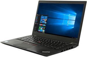 Lenovo B Grade Laptop Intel Core i7-6600U 16GB Memory 256 GB SSD 14.0" Windows 10 Pro 64-bit T460S