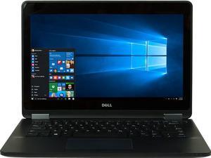 DELL B Grade Laptop Intel Core i7-6600U 8GB Memory 256 GB SSD 12.5" Windows 10 Pro 64-Bit E7270