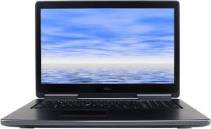 DELL Grade B Laptop Intel Core i7-6820HQ 32GB Memory 512 GB SSD 17.3 Non-Touch Screen Windows 10 Precision 7710