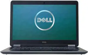 DELL B Grade Laptop Intel Core i7-4600U 8GB Memory 128 GB SSD 14.0" Non-Touch Screen Windows 10 Pro 64-Bit E7440