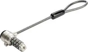 StarTech.com BRNCHLOCK Laptop Cable Lock Expansion Loop - 6" / 2.5 cm Branch Cable & K-Slot Combination Lock - Computer Security Cable (BRNCHLOCK)